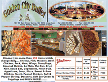 Tablet Screenshot of goldencitybuffetmonroe.com